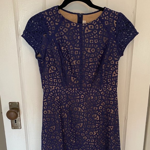 SEXY BLUE LOFT MINI DRESS - Picture 1 of 4